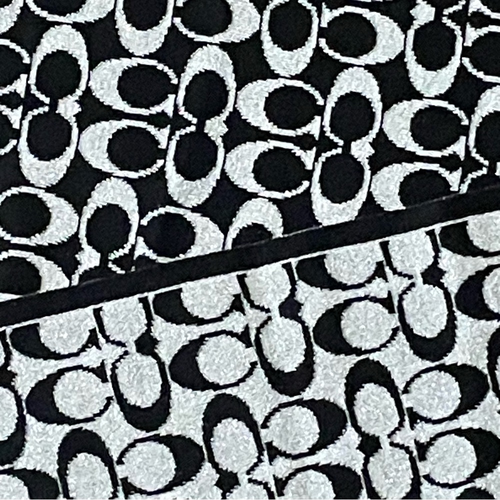 Coach Monochrome Signature Scarf vintage
